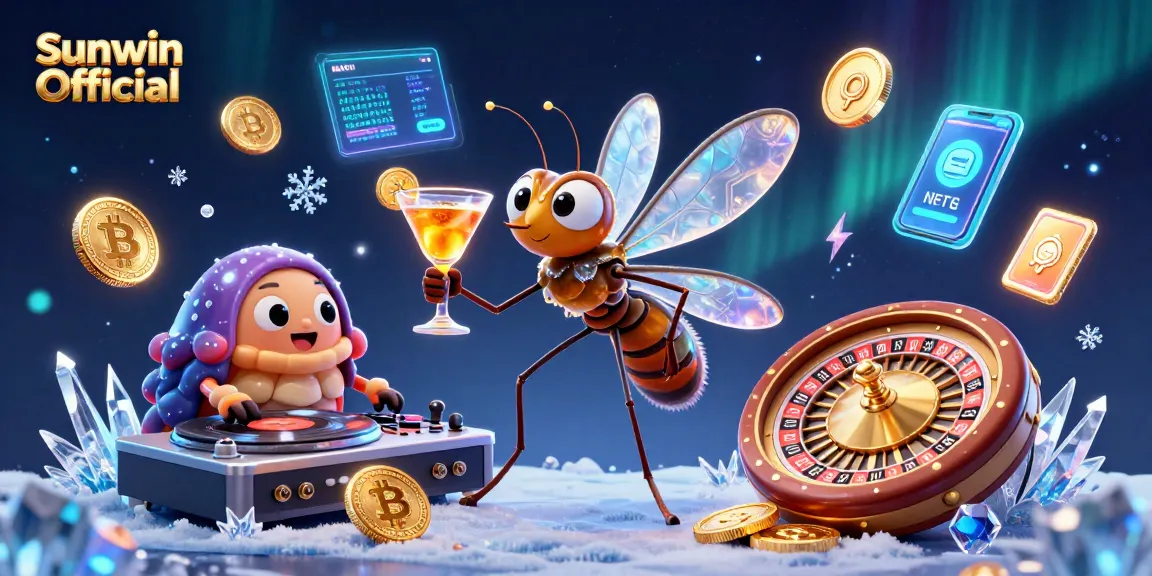 Experience thrilling gameplay at Sunwin Official with an engaging casino mascot and high-stakes elements.