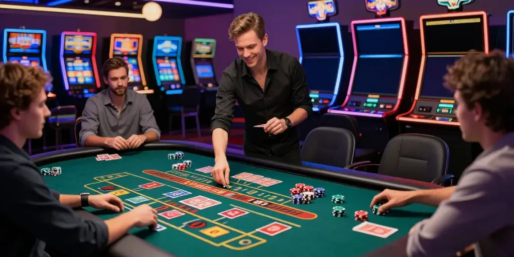 Casino not on gamstop uk players enjoying vibrant online gaming experience.